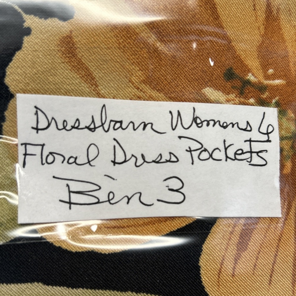 Dressbarn Women's 6 Floral Dress Feminine Pockets Classic Cottagecore Colorful - Picture 16 of 16